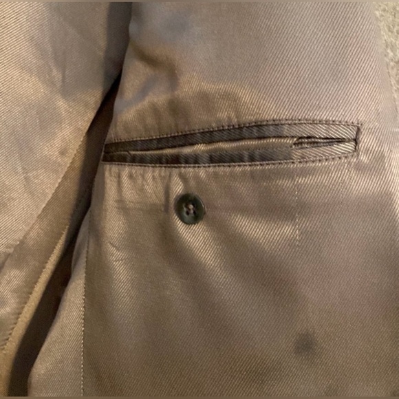 Brown-Blazer- Oscar de la Renta-No Sizing Listed Fits 42R-Excellent Condition - Picture 2 of 9